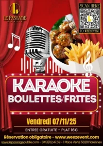 KARAOKÉ BOULETTES FRITES